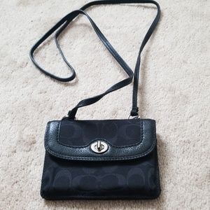 Small Black Coach Wallet/Purse
